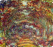Le Chemin de roses à Giverny, 1920, Musée Marmottan (Paris)