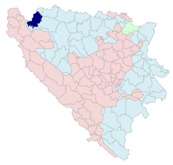 Location of Novi Grad within Republika Srpska