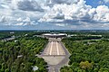 Der Olympische Platz vor der Ostseite des Olympiastadions, 2024