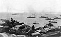 The German fleet off Chile in November 1914 after the Battle of Coronel