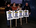 Image 51Public and Commercial Services Union members on strike in Manchester 2006.