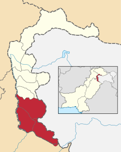 Map of Mirpur Division
