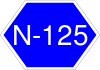 National Highway 125 shield}}
