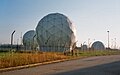 The Bad Aibling Station in Bavaria, Germany, was operated by the NSA until the early 2000s. It is currently run by the BND. As part of the global surveillance network ECHELON, it is the largest listening post outside Britain and the USA.[115]