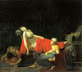 Der Tod der Kleopatra; Gemälde von Jean-Baptiste Regnault (1796/1799)