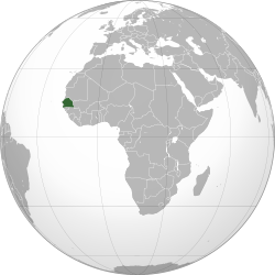 Location of Senegambia