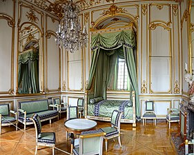 Bedchamber of Napoleon in the Empire style