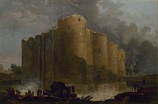 The Bastille in the Early Days of Its Demolition (1789), 96 x 135 cm., Musée Carnavalet
