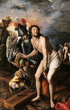 Vincenzo Campi, Christus am Kreuz (1575).