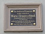 Marie Braunschmid - Gedenktafel