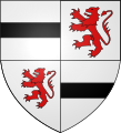 Coat of arms of the Montjardin family, vassals of the counts and dukes of Luxembourg.