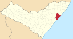 Location of Maceió in the State of Alagoas