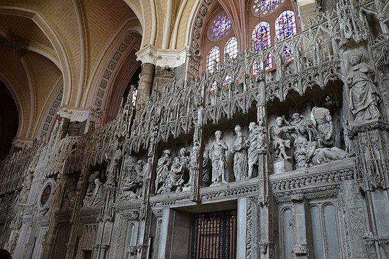 Sculpture on the choir screen (16th–18th century)