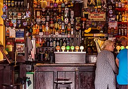 An alcohol bar in Dublin, Ireland