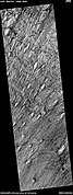 Wide view of layers in Danielson crater, as seen by HiRISE
