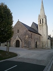 The church of Saint-Quentin, in Saint-Quentin-sur-Indrois