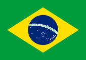 First flag of the Federative Republic of Brazil with 23 stars (1968–1992)