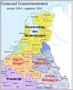 Location of Provisional Government of Belgium (1814–1815)