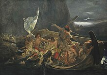 After the destruction of Psara, oil on canvas, 1896-1898