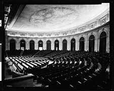Interior view of the concert hall, c. 1930