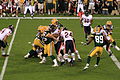 Play at the goal line, Chicago at Green Bay