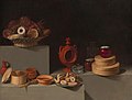 Still Life with Sweets and Pottery by Juan van der Hamen, 1627