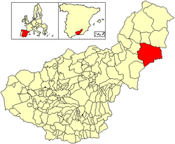 Location of Cúllar