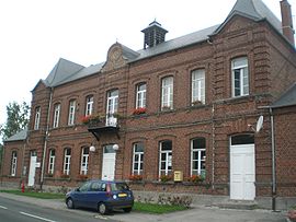 The town hall in Haut-Lieu