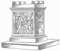 Zeichnung: antiker Altar