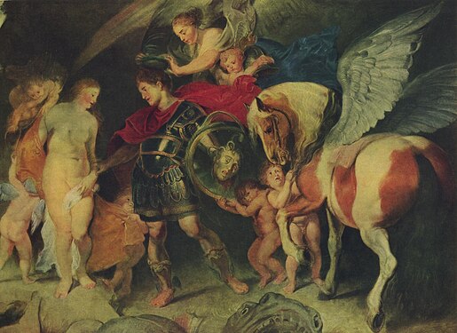 Perseus and Andromeda by Peter Paul Rubens, circa 1620-21.