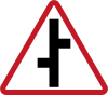 Staggered intersection (left)