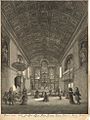 The Queen's Chapel in 1688 after refurnishing by Christopher Wren in 1682–1684