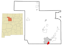 Location of Corrales, New Mexico