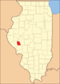 Scott County at the time of its creation in 1839