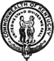 Pre-1962 state seal from the mid-1930s.