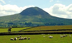 Slemish, a volcanic plug in Northern Ireland, is traditionally associated with St Patrick.