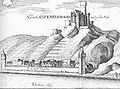 Burg Katz über Sankt Goarshausen (1655)