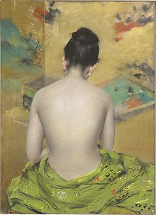 View of a woman from behind