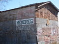 Someone inscribed "Memories" on this abandoned building outside Charlotte.