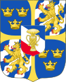 Swedish Royal Arms under the Vasas
