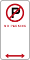(R5-40) No Parking (used in the Australian Capital Territory)