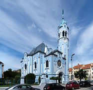 Blue Church in Bratislava, now Slovakia (1907-1913) by Ödön Lechner