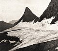 North aspect of Clyde Peak, with Logan and Red Eagle Glaciers. 1914.