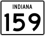 State Road 159 marker