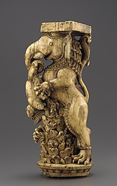 Ivory Throne Leg. Eastern Ganga dynasty, 13th century