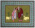 Image 31Jacob blesses Joseph and gives him the coat of many colors (from List of mythological objects)