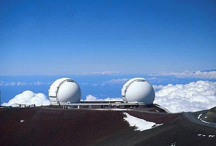 2. Mauna Kea on the Island of Hawaiʻi is the tallest mountain on Earth as measured from base to summit.