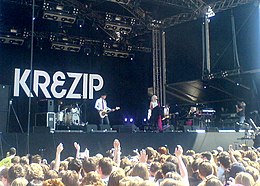 Krezip on the Bevrijdingsfestival Overijssel 2008 in Zwolle.