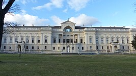 Palace of the Princess Dowager at the opposite side of the park