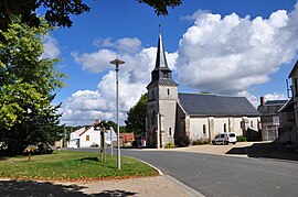 The church in Malicornay